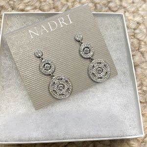 Nadri coin drop earrings